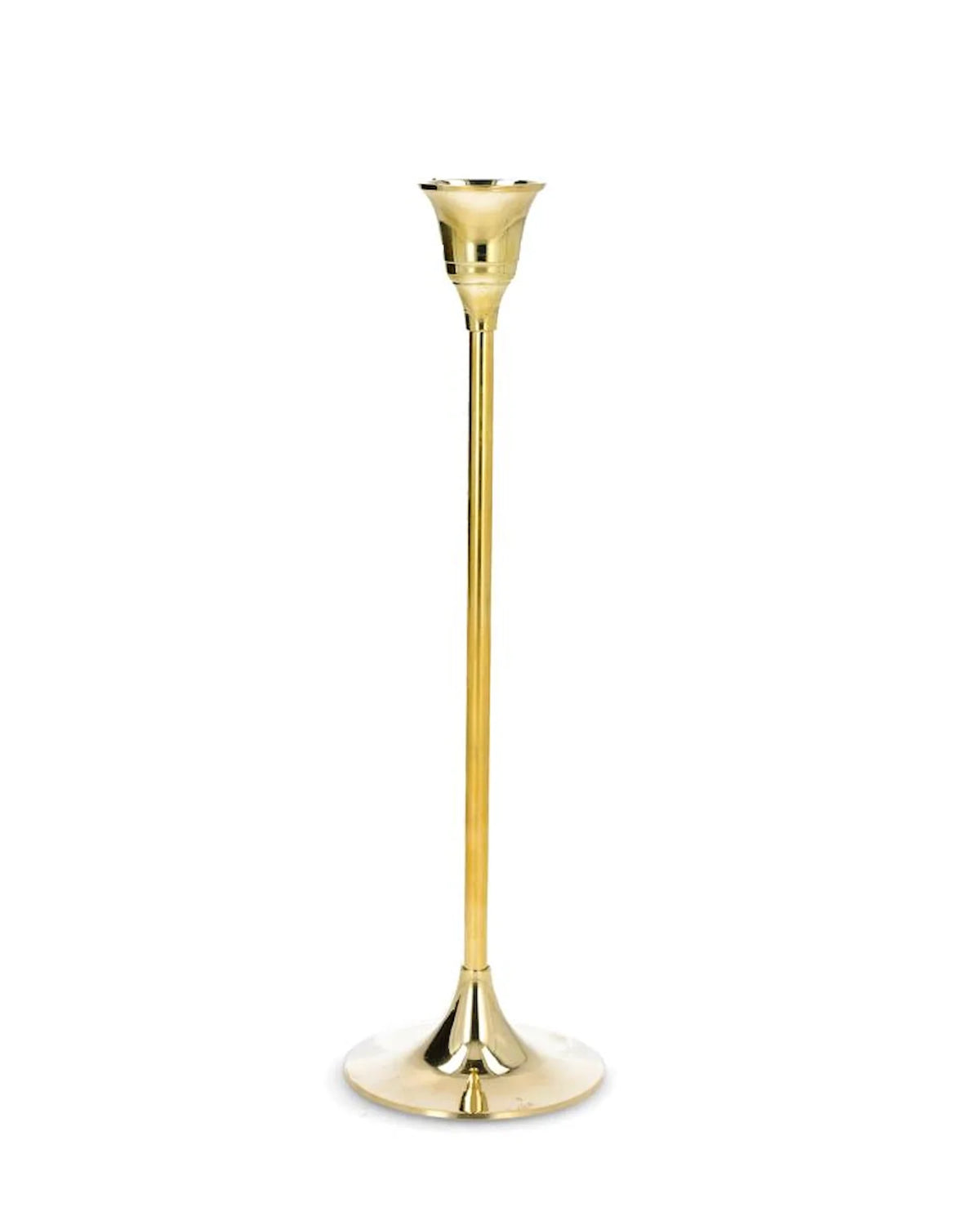 Lysestake 25 cm blank messingfinish