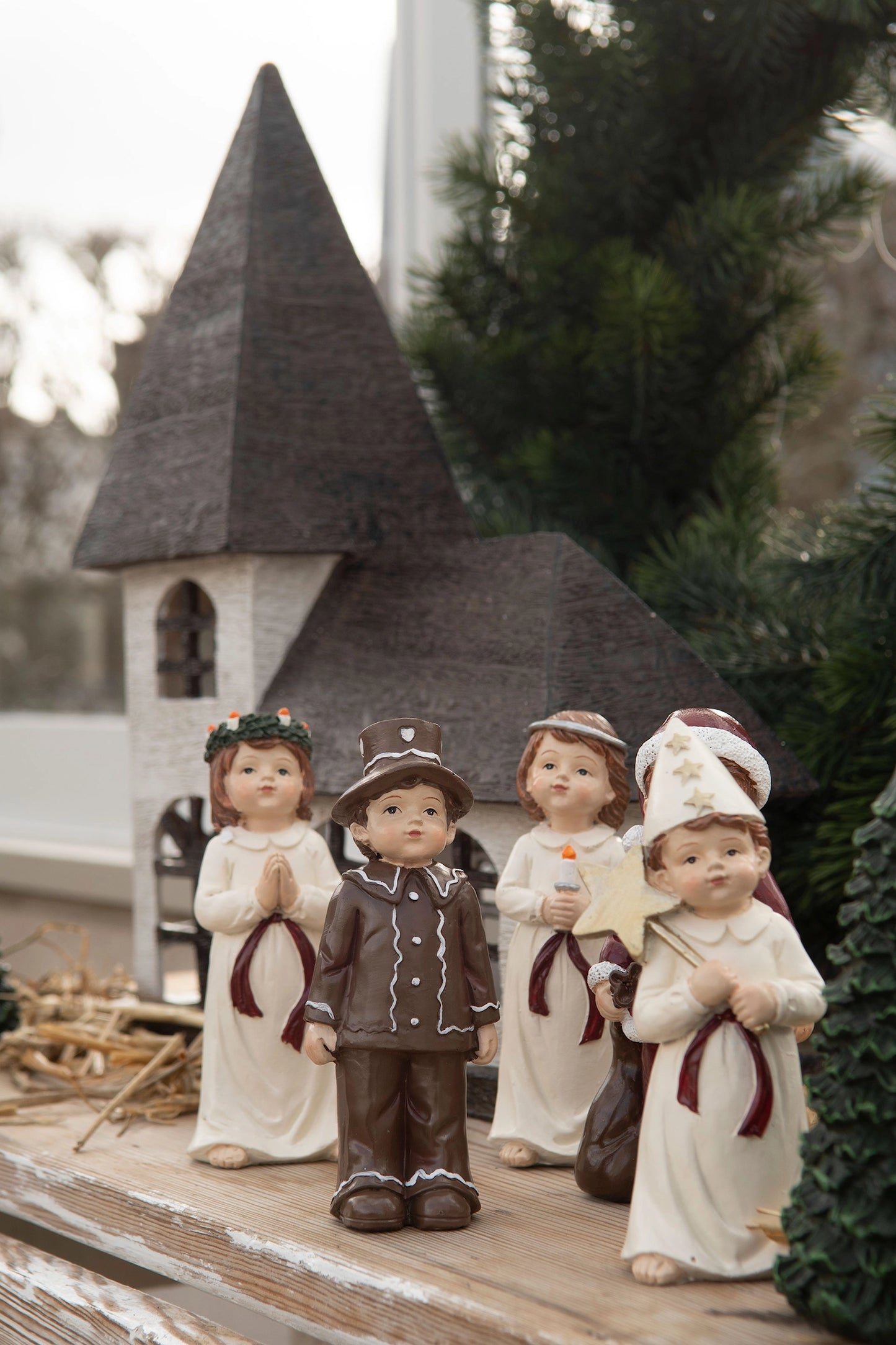 Innendørs julepynt Lucia-tog Mix 12 cm