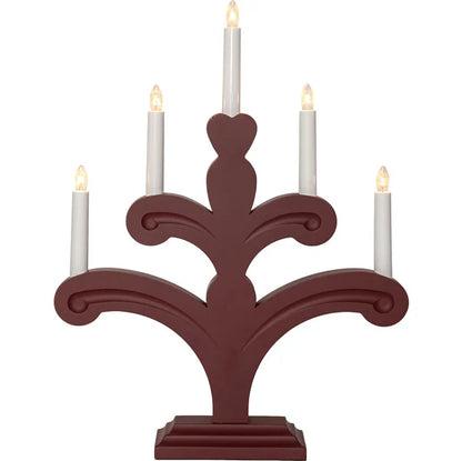 Adventslysestake 48 cm Rød