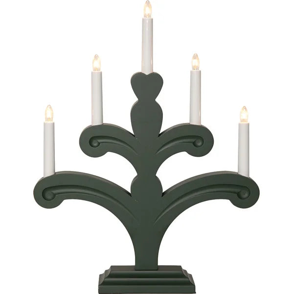 Adventslysestake 48 cm Grønn
