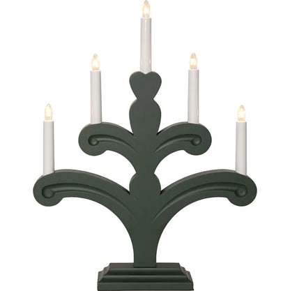 Adventslysestake 48 cm Grønn