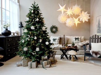 Jul div. Imitert skinn L200/B150 cm natur