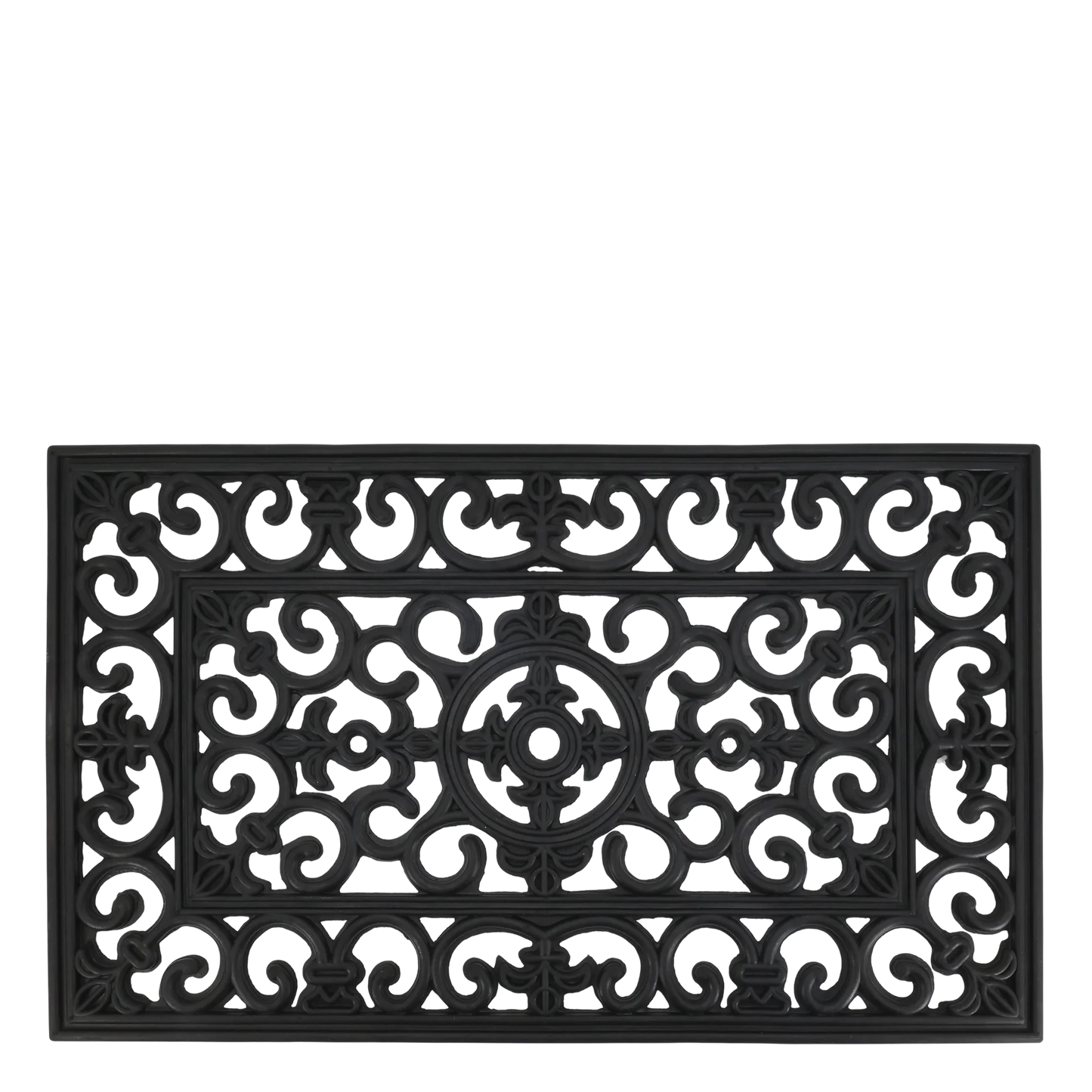 Dørmatte Gummi H1/L75/B45 cm svart