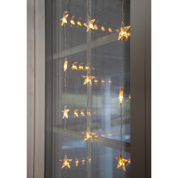 Belysning Jul Lysgardin Star 90x120 cm