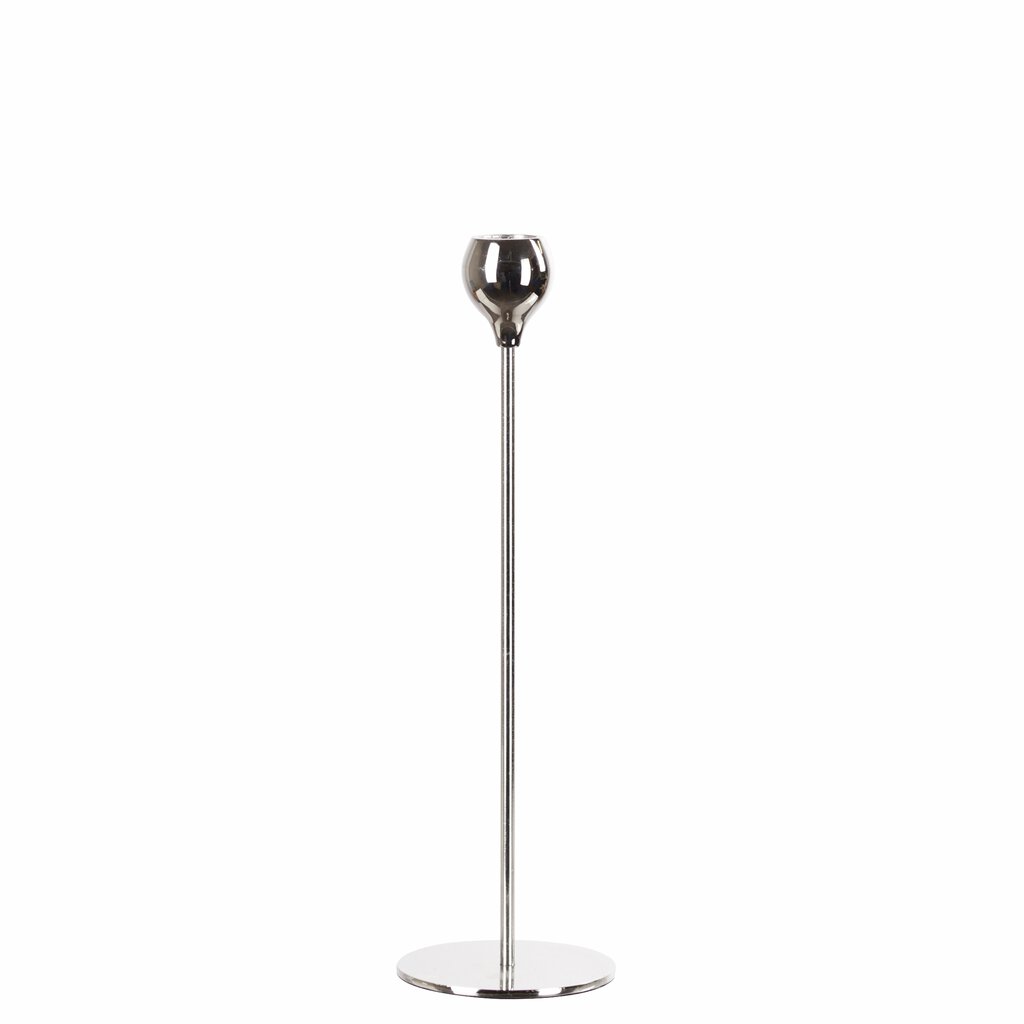 Lysestake Celina 30 cm Blank sølv