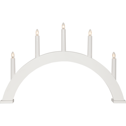 Adventslysestake ALBO 51,5x6x33 cm hvit