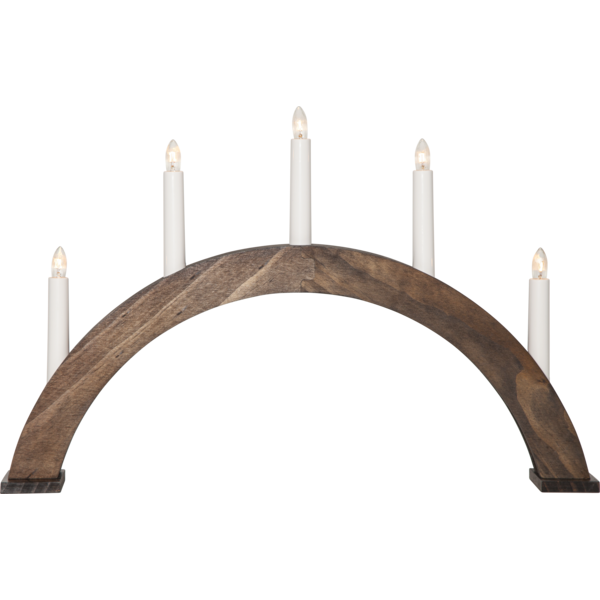 Adventslysestake ALBO 51,5x6x33 cm Vanøtsbrun