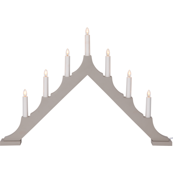 Adventslysestake ALMA 58,5x5,5x40,5 cm Beige