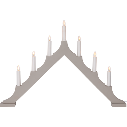 Adventslysestake ALMA 58,5x5,5x40,5 cm Beige