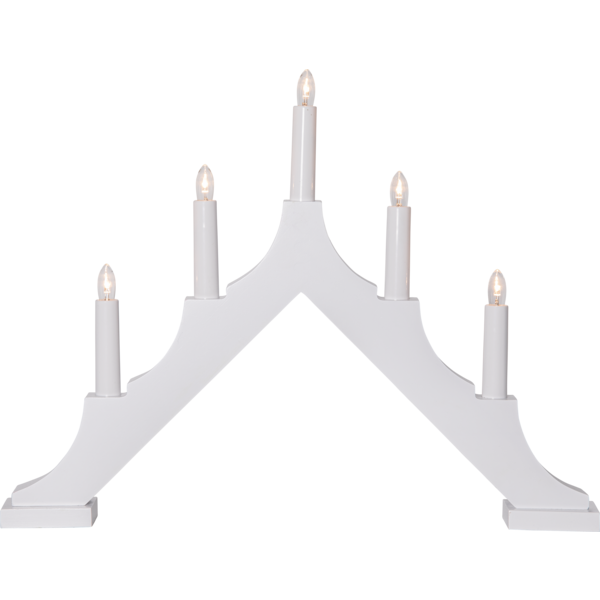 Adventslysestake ALMA 44x5,5x33,5 cm hvit