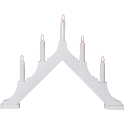 Adventslysestake ALMA 44x5,5x33,5 cm hvit