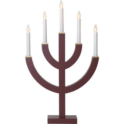 Adventslysestake ANNO 59 cm Rød