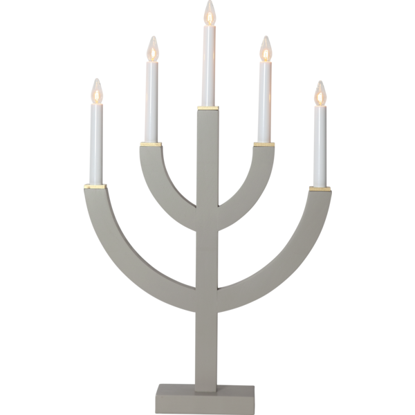 Adventslysestake ANNO 59 cm beige