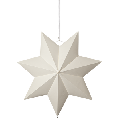 Adventsstjerne Papirstjerne Polar 40 cm hvit