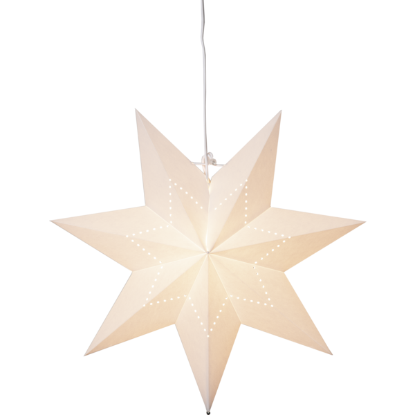 Adventsstjerne Papirstjerne Lyse hvit 43 cm