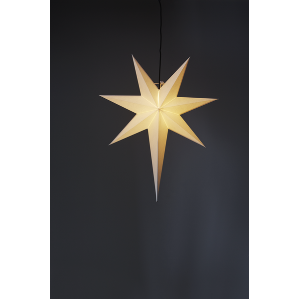 Adventsstjerne Papirstjerne Frozen hvit 66 cm