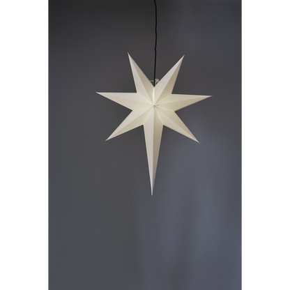 Adventsstjerne Papirstjerne Frozen hvit 66 cm