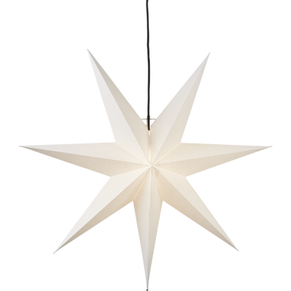 Adventsstjerne Papirstjerne Frozen hvit 70 cm