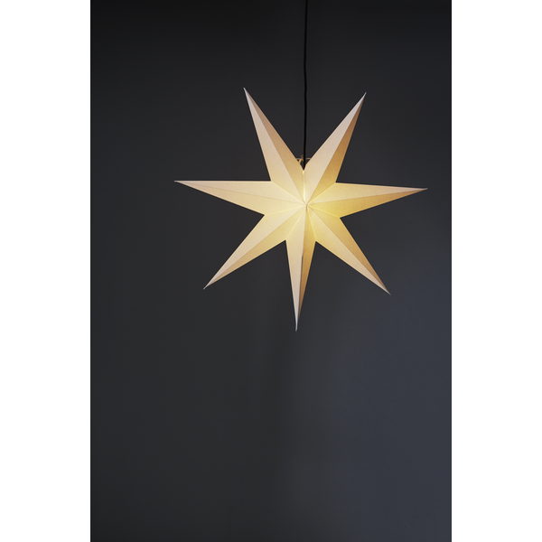 Adventsstjerne Papirstjerne Frozen hvit 70 cm
