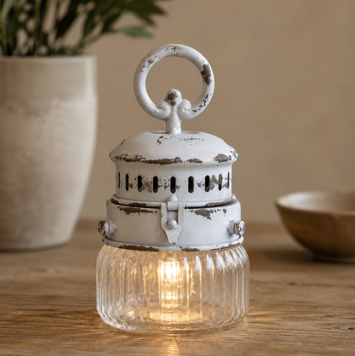 Batteridrevet belysning Fransk stalllampe inkl. pære H22/Ø11 cm
