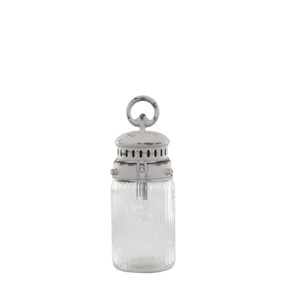 Batteridrevet belysning Fransk stalllampe inkl. pære H30/Ø11 cm