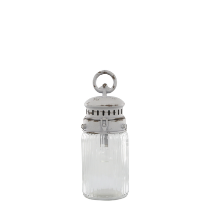 Batteridrevet belysning Fransk stalllampe inkl. pære H30/Ø11 cm