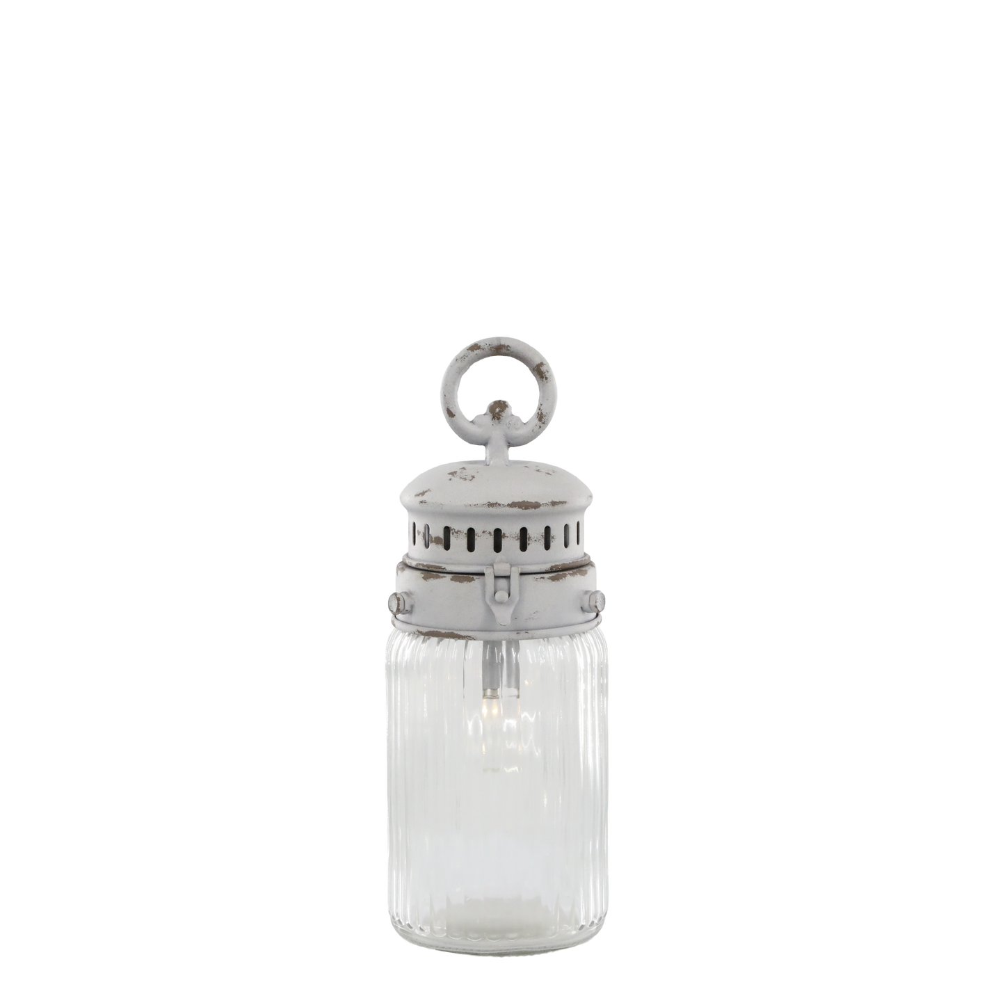Batteridrevet belysning Fransk stalllampe inkl. pære H30/Ø11 cm