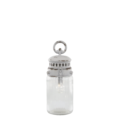 Batteridrevet belysning Fransk stalllampe inkl. pære H30/Ø11 cm