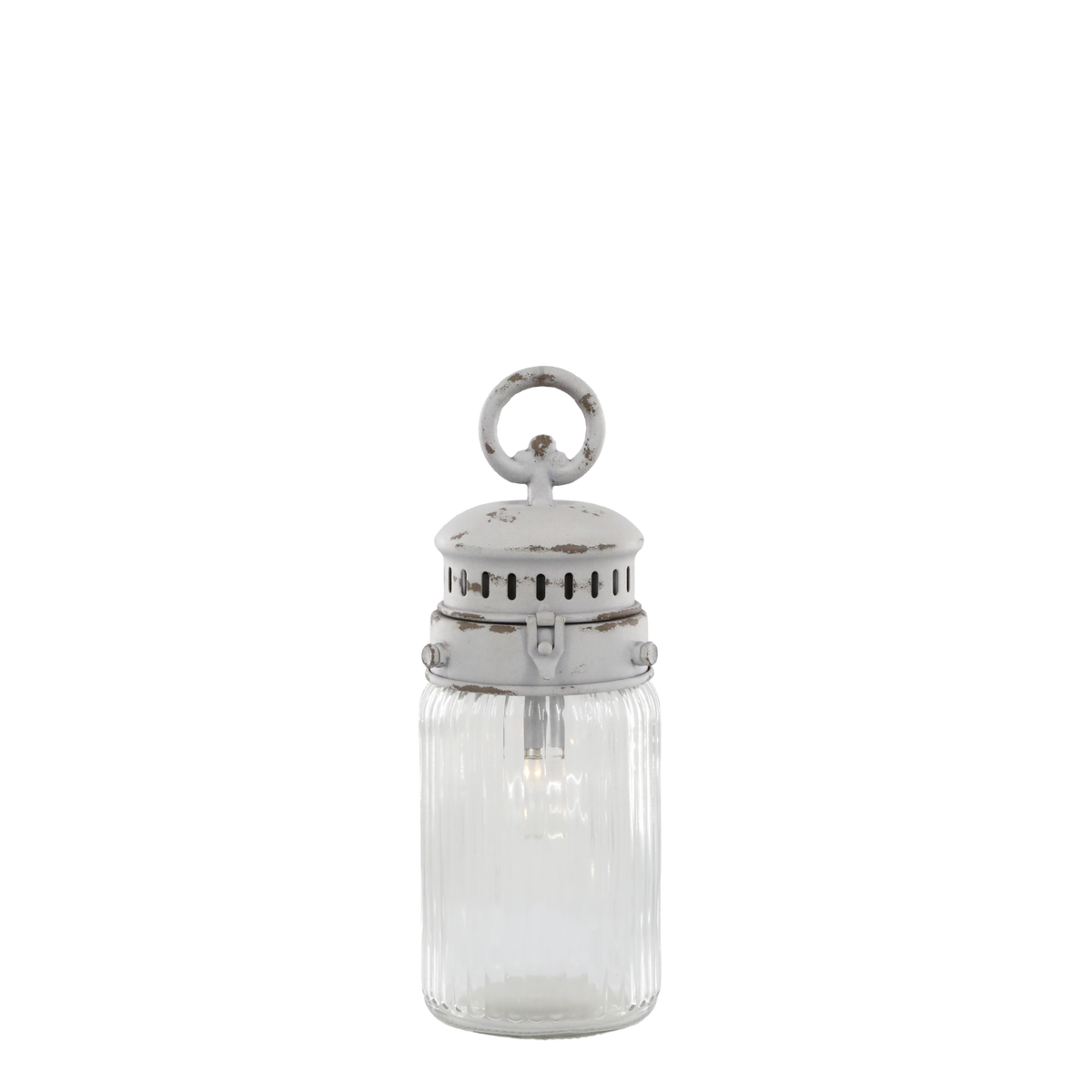 Batteridrevet belysning Fransk stalllampe inkl. pære H30/Ø11 cm