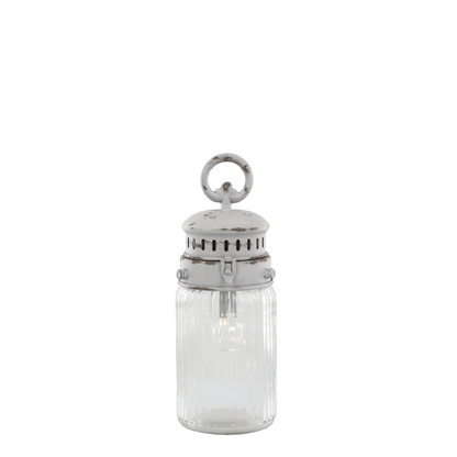 Batteridrevet belysning Fransk stalllampe inkl. pære H30/Ø11 cm