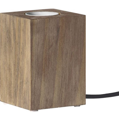 Bordlampe Lampfot Box Brun