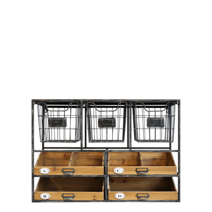Veggskap Hylle H50,5/L71,5/B18 cm
