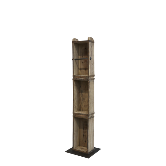 Baderomsinnredning Toalettpapirholder gulv resirkulert mursteinsform H82/L14/B8 cm