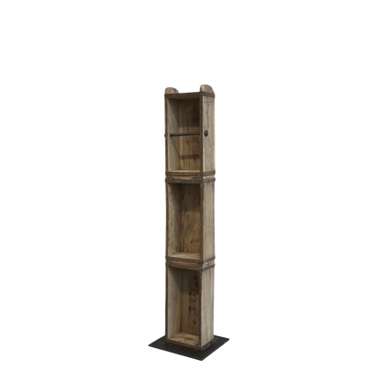 Baderomsinnredning Toalettpapirholder gulv resirkulert mursteinsform H82/L14/B8 cm