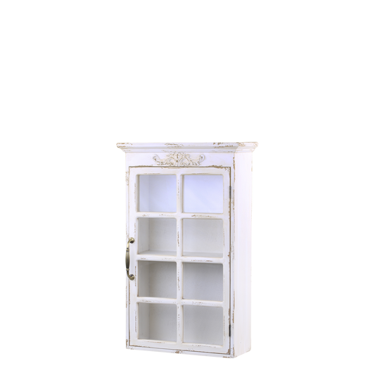 Chic Antique Veggskap med dekorasjon H70/L44/B17,5 cm antikk krem På lager august 2026