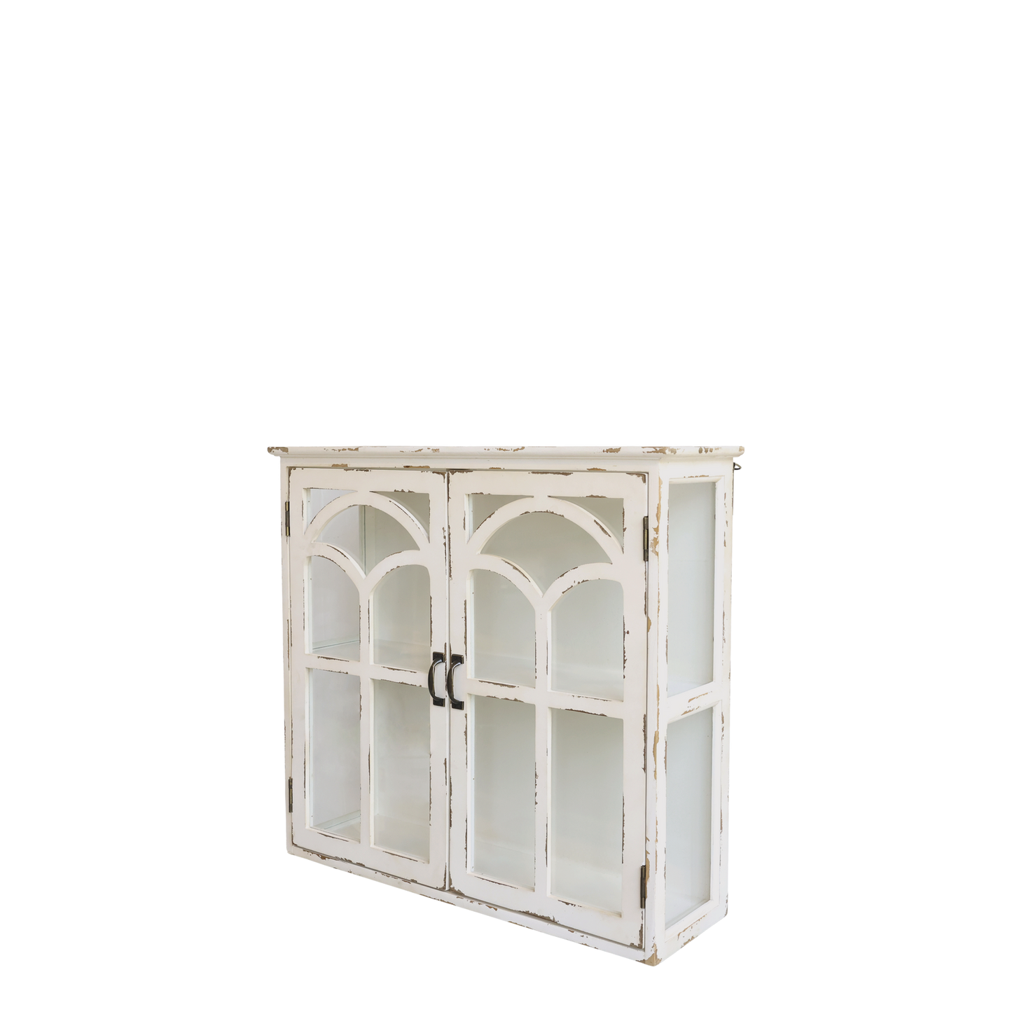 Veggskap H62/L70/B20 cm antikk krem