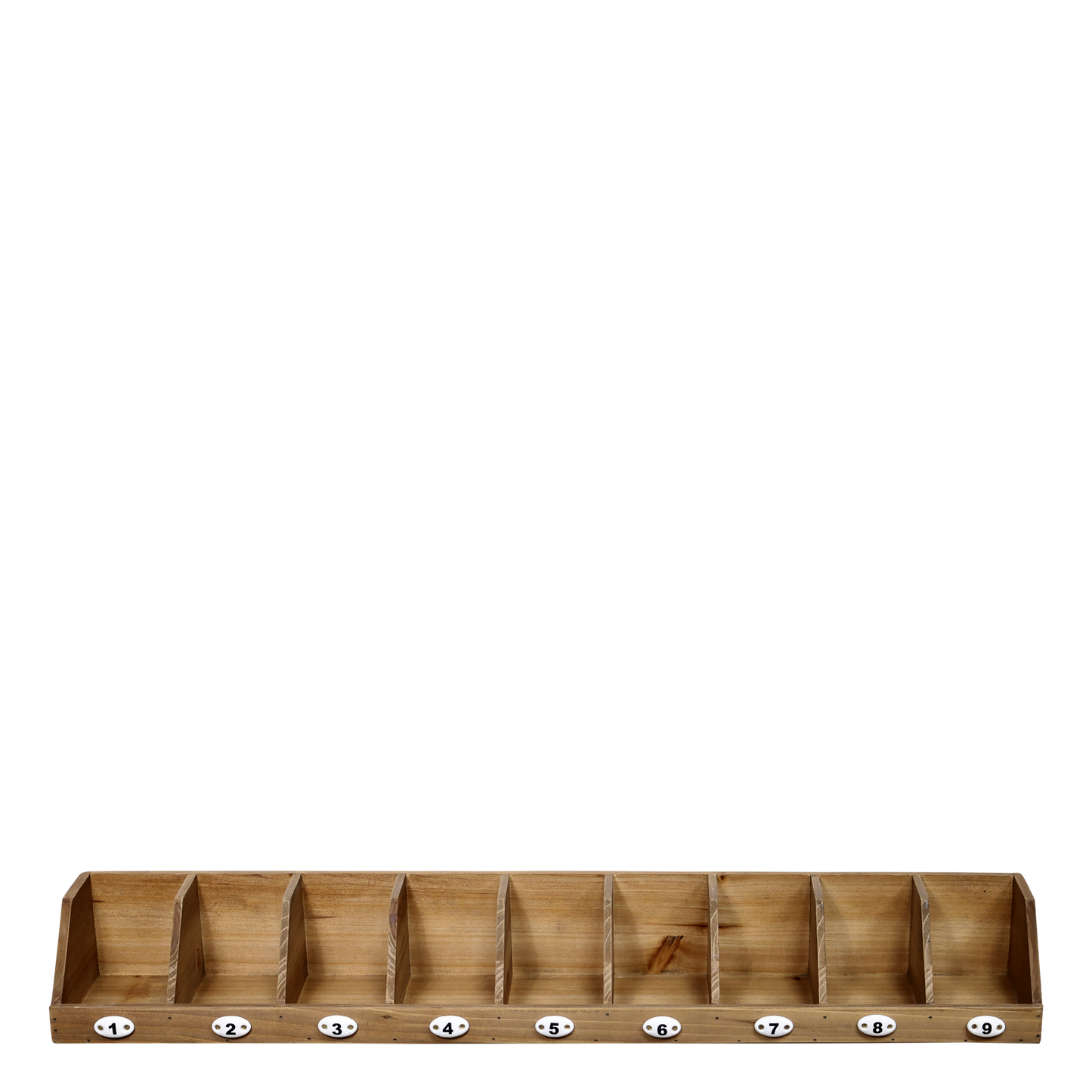 Vegghylle med 9 rom H11/L89/B16 cm