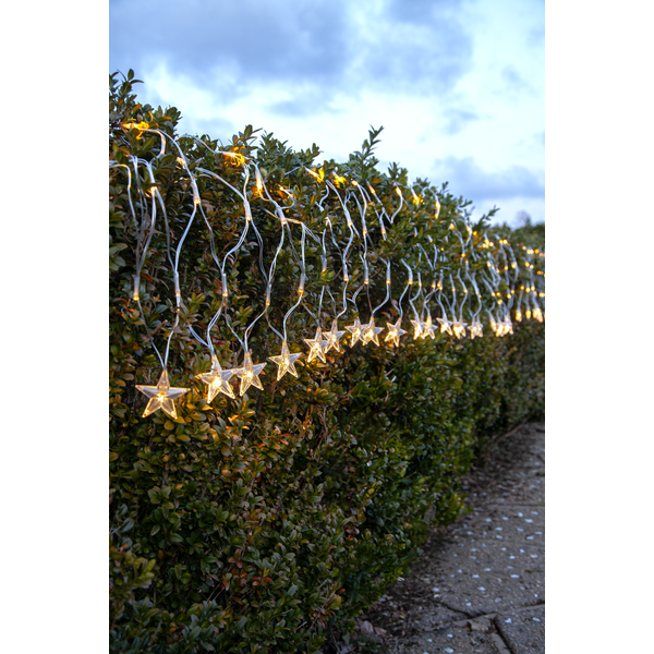 Utendørs julepynt lenke Stjerne 480x46 cm