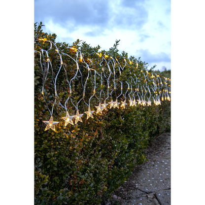Utendørs julepynt lenke Stjerne 480x46 cm