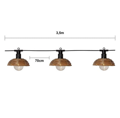 Hagebelysning lyslenke Cesta Light 350 cm