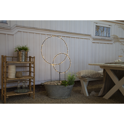 Utendørs julepynt Siluett Sirkel  60x120 cm