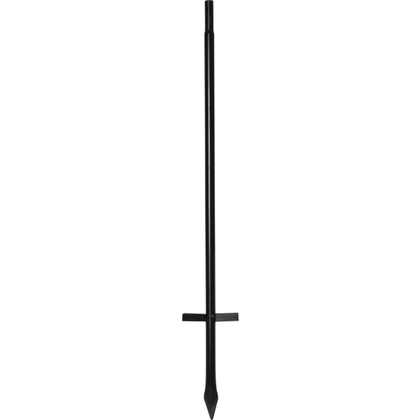 Hagebelysning Soldrevet sett med 2 svarte runde kuler 130/110 cm
