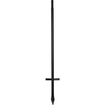 Hagebelysning Soldrevet sett med 2 svarte runde kuler 130/110 cm