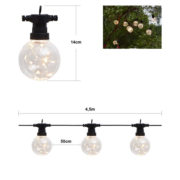 Hagebelysning lyslenke Big Circus