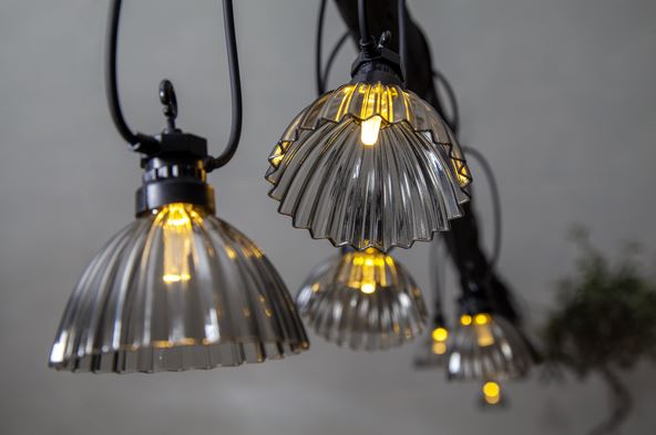 Hagebelysning lyslenke Circus Shade 495 cm