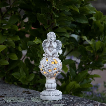 Hagebelysning Soldrevet dekorasjon Engel 27 cm