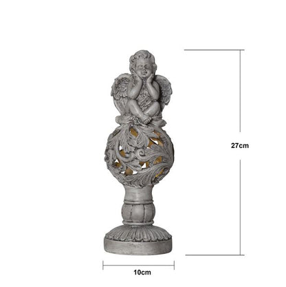 Hagebelysning Soldrevet dekorasjon Engel 27 cm