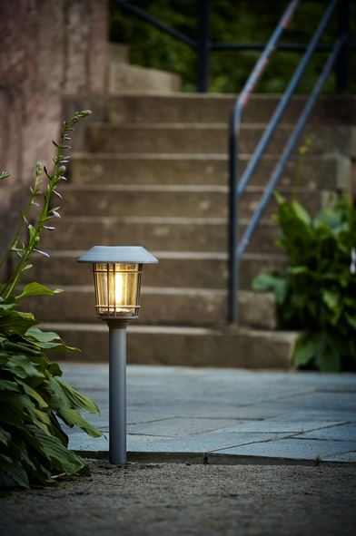 Hagebelysning Soldrevet Solcellepoller Filip