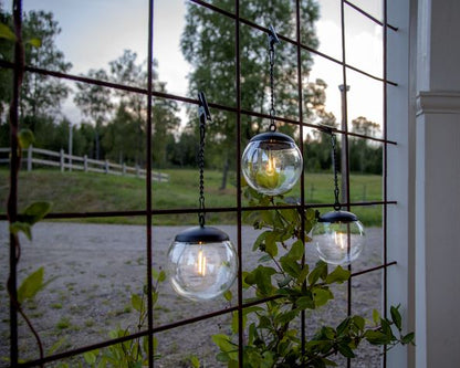 Hagebelysning Soldrevet Solcellsdekoration Globe 3-pack