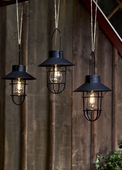 Hagebelysning Soldrevet Solcellsdekoration Stalllykt